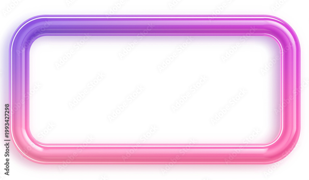 Fototapeta premium colorful frames made of rubber with a white background