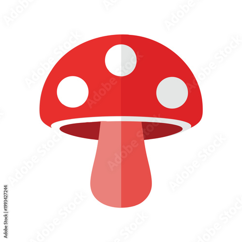 Minimalist flat vector icon of a fresh green broccoli floret.