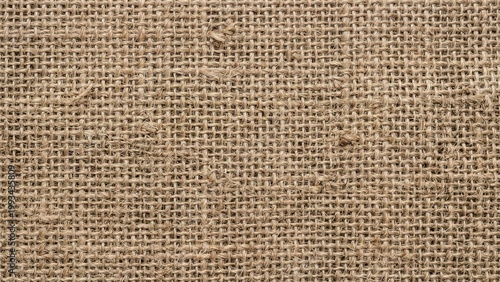 Burlap fabric texture background with thick coarse threads