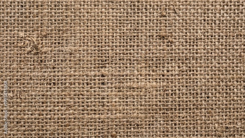 Burlap fabric texture background with thick coarse threads