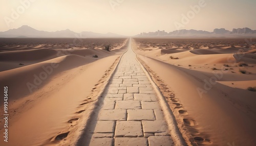 road in desert