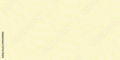 Curvy yellow lines. Ramen or noodle pattern. Pasta, tagliatelle or capellini background. Wavy spaghetti texture. Banner with traditional Italian, Chinese of Japanese food print. Vector illustration.