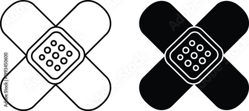 Bandage Vector Icon Set