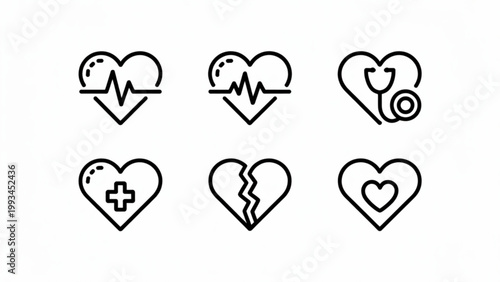 Close-up view of intricate flower-shaped buttons with four petals isolated on transparent background