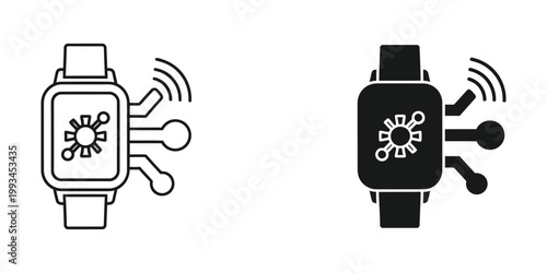 Comparison of smartwatches with and without a modern health tracking interface design