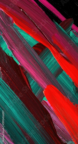 Dynamic abstract artwork featuring flowing paint textures, bold contrasting colors, and spontaneous brushstrokes creating a modern visual backdrop ,vibrant ,painting ,movement