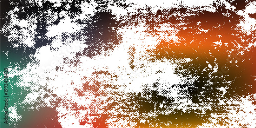 Abstract halftone flowing wavy gradient dots shape isolated on transparent background.