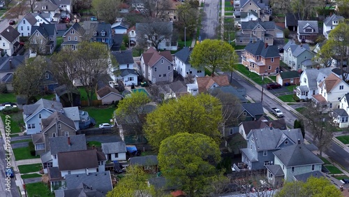 Quiet Residential Streets and Homes in East Rochester NY Real Estate in Springtime
