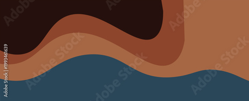 A serene landscape of wavy hills under a dark sky with water