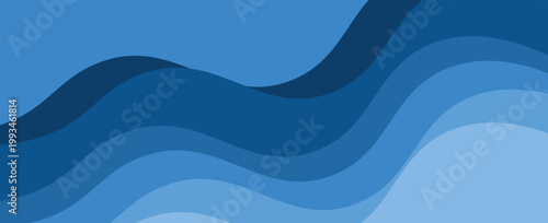 Wavy blue lines form an abstract illustration on a digital canvas