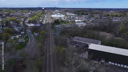 Quiet Residential Streets and Homes in East Rochester NY Real Estate in Springtime