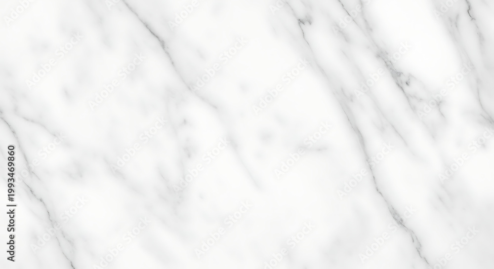 Obraz premium White marble texture with subtle grey veining for backgrounds and design stone surface