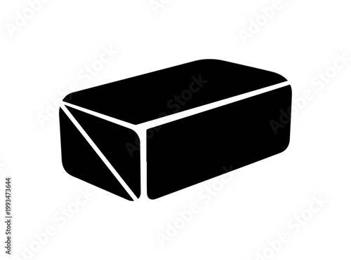 Modern Minimalist Abstract Block Icon