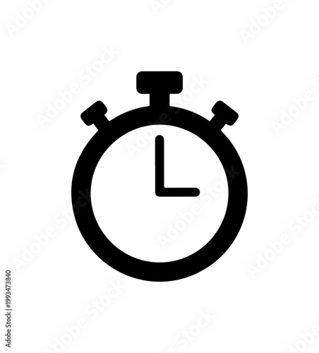 Free Download stopwatch icon vector illustration - GFXLoad