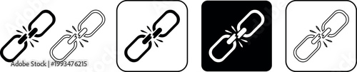 Evolution of paperclip icons with varying background styles and designs