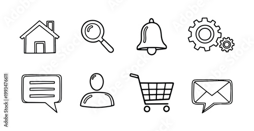 hand-drawn Illustrator icon Artwork
