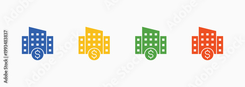 Commercial Icon Set Color Multiple Style Collection Element For Design