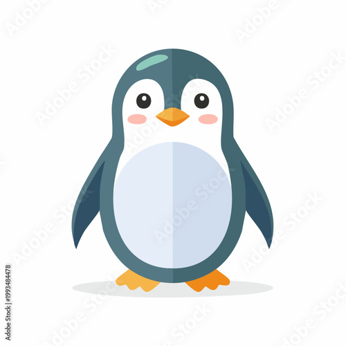 Süßer Pinguin stehend 