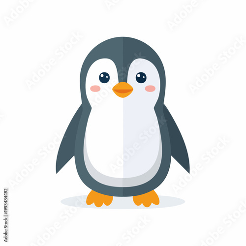 Süßer Pinguin stehend 