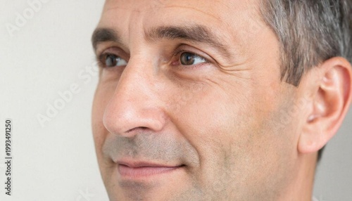 Stunning high-resolution photographs of a person looking at the world with open eyes.