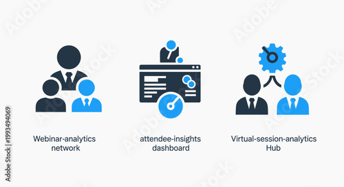 Webinar analytics and reporting dashboard with enterprise insights analytics dashboard insights business sessions enterprise intelligence management collaboration performance strategy