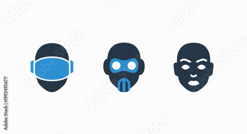 Virtual reality and advanced human interface icons with technology interface simulation experience software development advanced graphics innovation computer connectivity synthetic