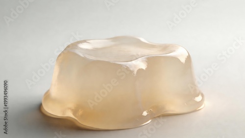 Translucent sweet jelly pudding dessert 
