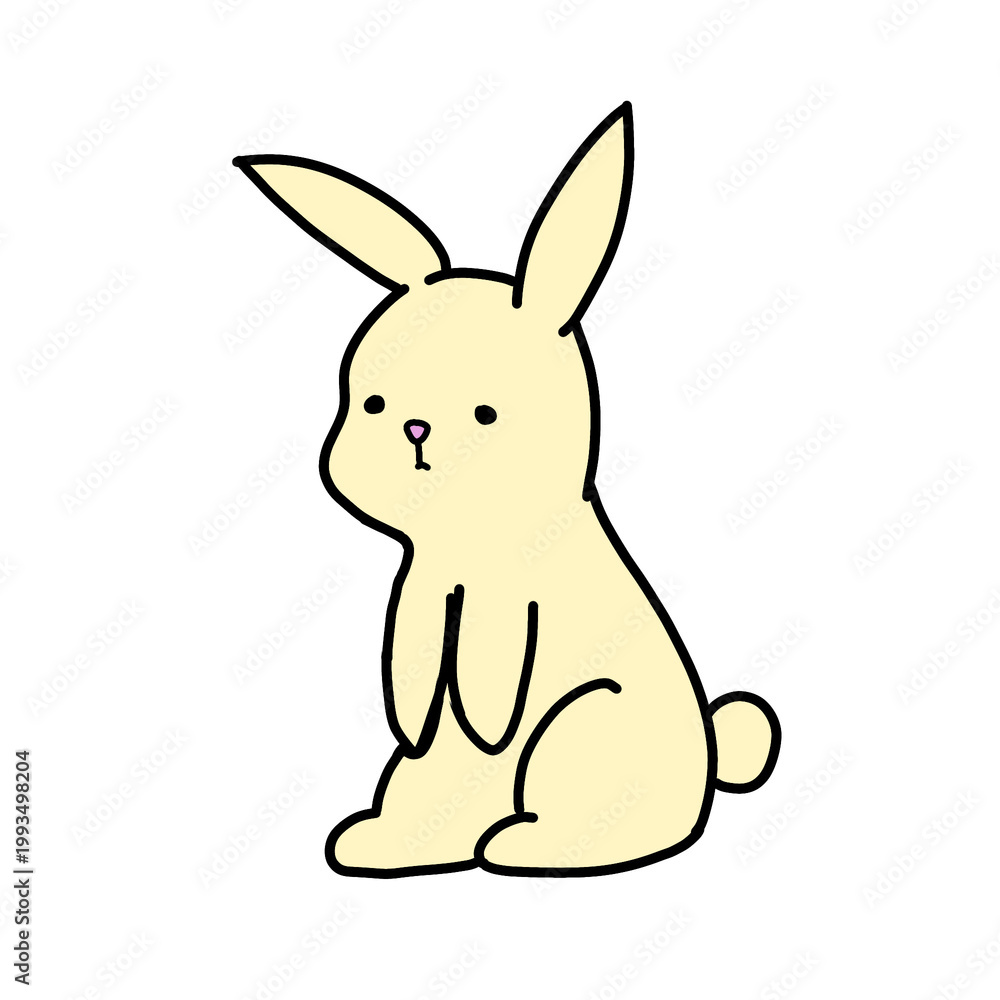 Obraz premium bunny, rabbit, cute, ilustration