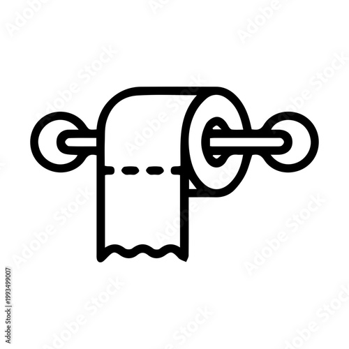 Toilet Paper Icon