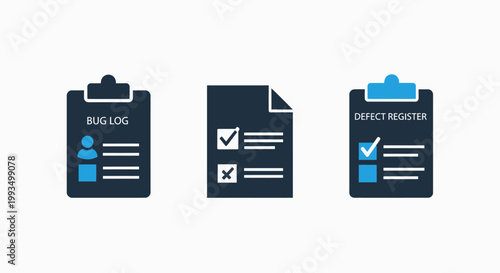 Clipboard with person icon checklist icon clipboard with check mark icon human resources data entry flat design clipboard checklist document progress approval business management