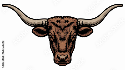 An intricately designed wooden sculpture of a mythical beast with pronounced horns and a flowing mane, showcasing traditional craftsmanship and cultural symbolism isolated on transparent background