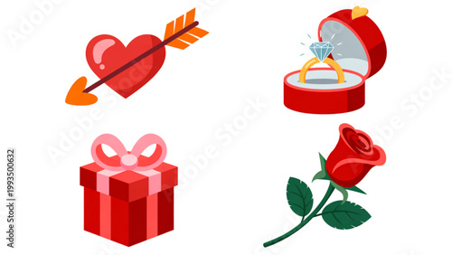 A festive christmas celebration featuring a cheerful santa claus, a christmas tree, a candy cane, a wreath and a gift box isolated on transparent background