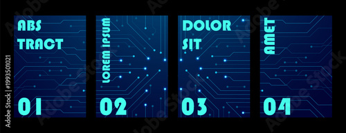 circuit background digital poster background vector background white and blue colors. Modern circuit design for poster, cover, and branding. 