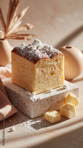 Butter Cake Dessert Still Life