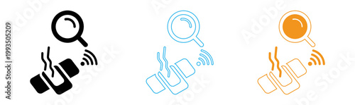 Digital investigation and forensic analysis magnifying glasses and data sources