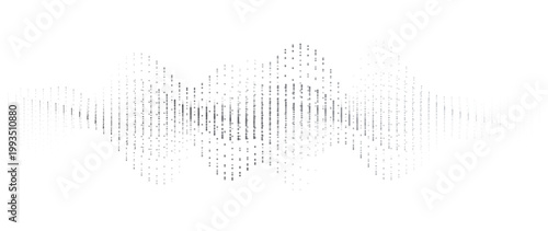 Neural Data Wave Mesh, AI Signal Flow and Information Visualization
