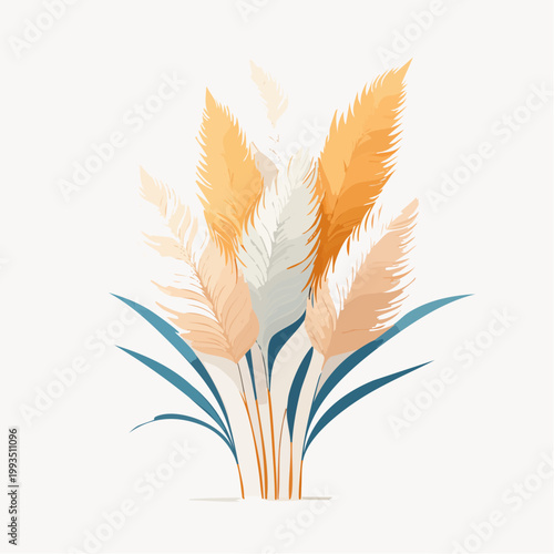 Elegantes Pampasgras