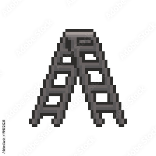 step ladders draw pixel art