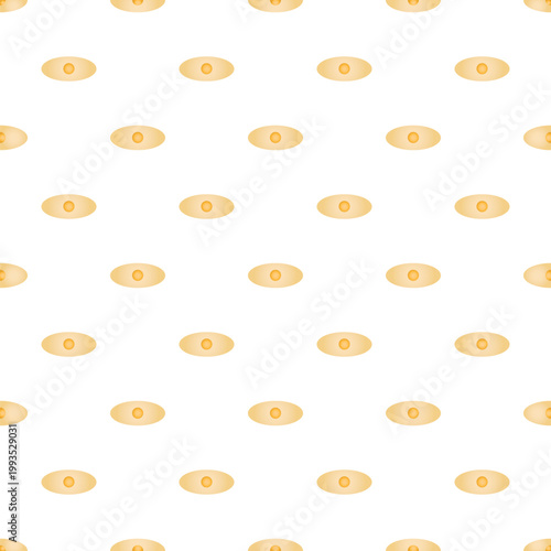 Human ovum cells forming a repeating pattern on a white background
