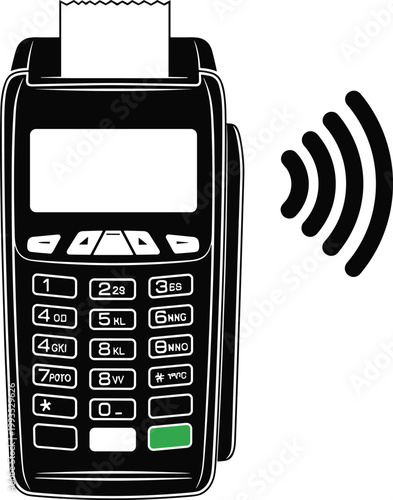 Contactless payment terminal.