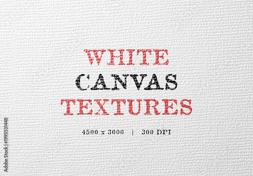 White Canvas Textures Set