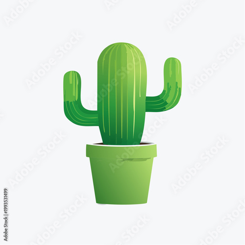 Kaktus im Topf 