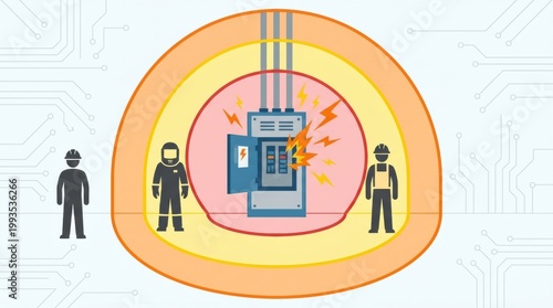 Understanding Electrical Safety Scenes in Industrial Settings Featuring Arc Flash Boundaries