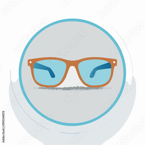 Brille minimalistisch