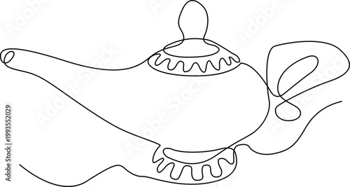 A whimsical drawing of a stylized mushroom with a face and playful antennae Vector