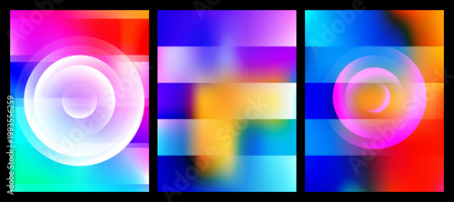 Abstract spiral patterns with vibrant pixelated human silhouette Vector