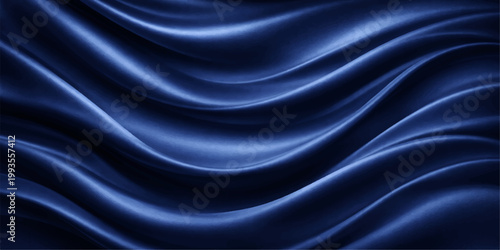 Smooth flowing silk satin fabric with soft waves and colorful shiny texture creating a luxurious backdrop