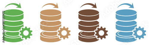 database gear icon system configuration set