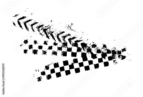 Grunge Abstract Warning Lines Stripes Vector