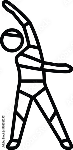 Person performing a hula hoop exercise with arms extended outward